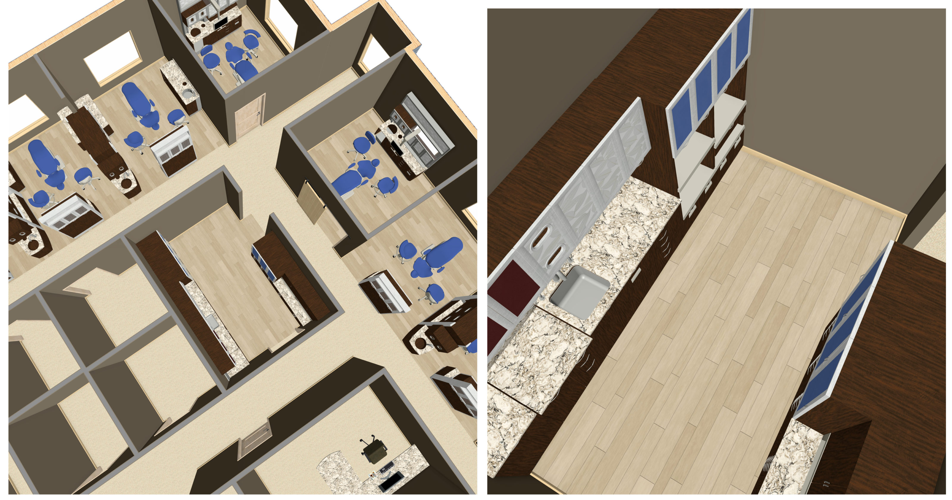 Gallatin Valley dental office design 3D renderings