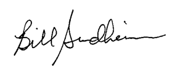 Bill Sundheimer Signature