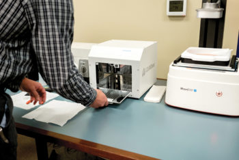 Curing a 3D printed dental surgical guide