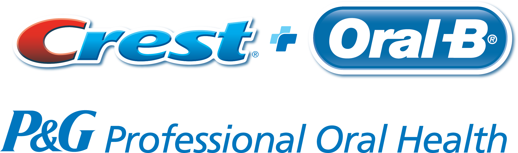 Crest + Oral B, P&G Professional Oral Health Logo