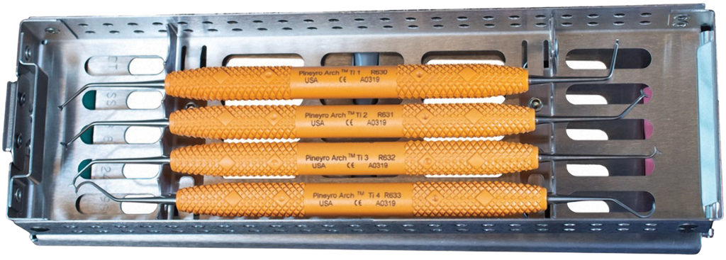 Fig. 1 Introducing the Pineyro Arch Kit™, the only implant kit specifically designed to maintain the specific contours of implants and implant restorations. 