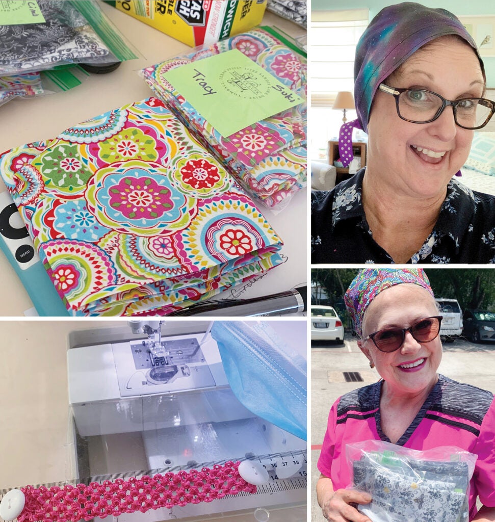 Giving Back – Sewing Head Coverings