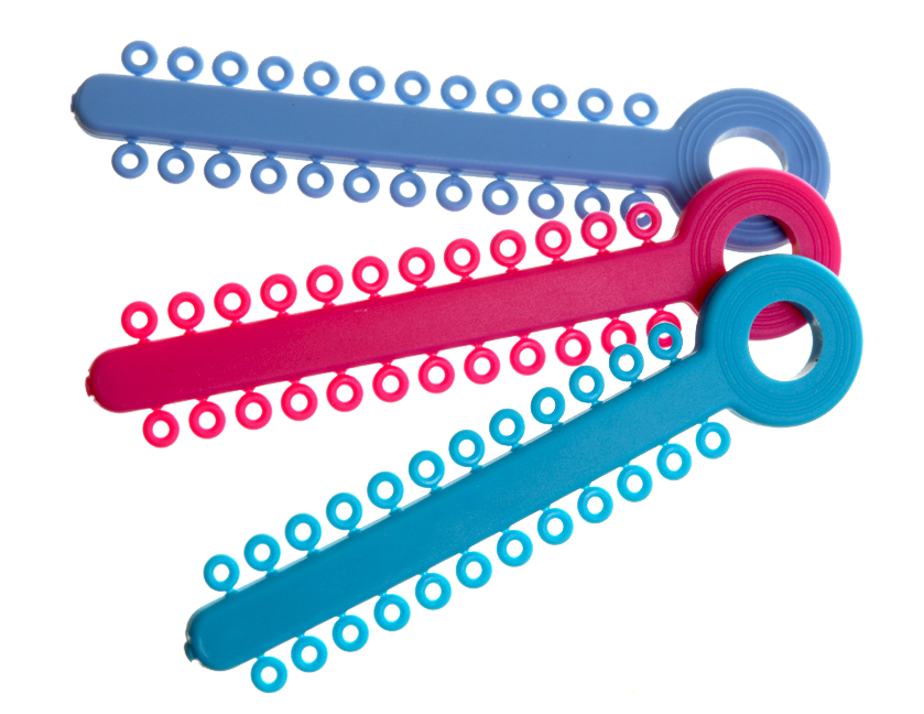 Ligature ties from OC Orthodontics.