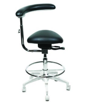 Arete Pro Operator's Contour Stool w/3 Lever Mech