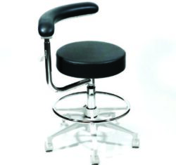 Arete Pro Operator's Contour Stool w/3 Lever Mech 1