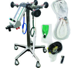 Belmed Flowmeter System w/4 Cylinder Yoke Block