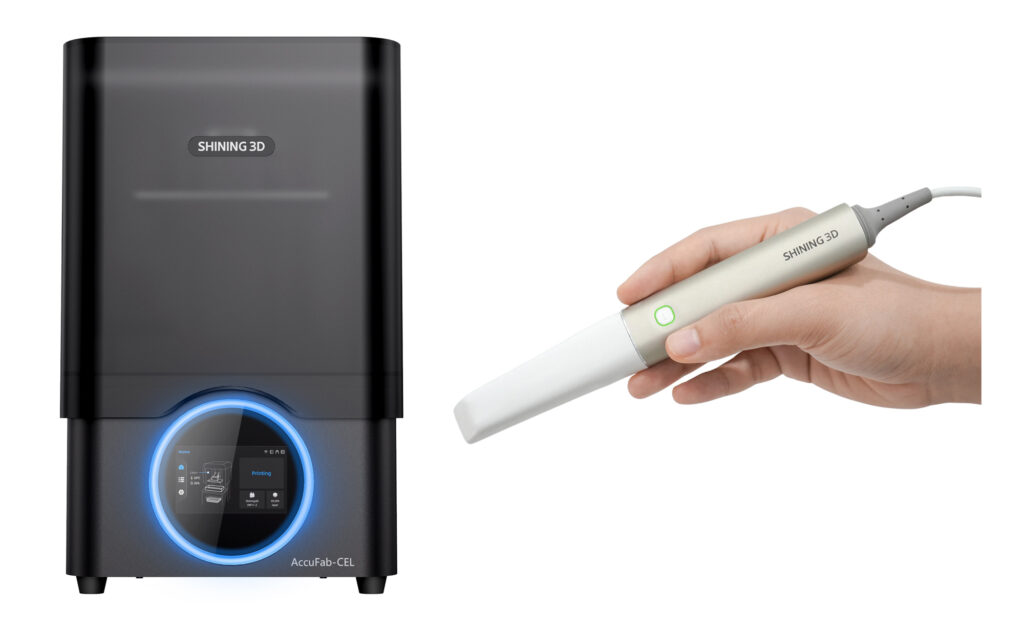 Shining3D AccuFab-CEL and Aoralscan Elite